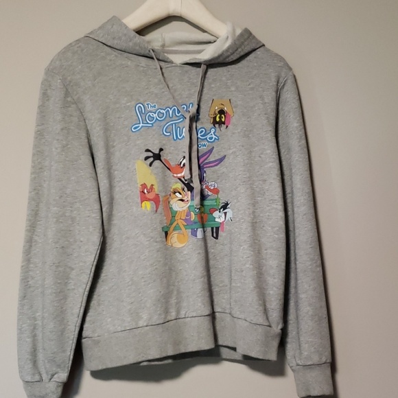 Looney Tunes Show Hooded Sweatshirt - Picture 1 of 3